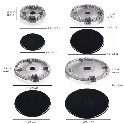 Cooker Hat Set Stove Lid Upgraded Fits Most Gas Stove Burners Head Kitchen Home