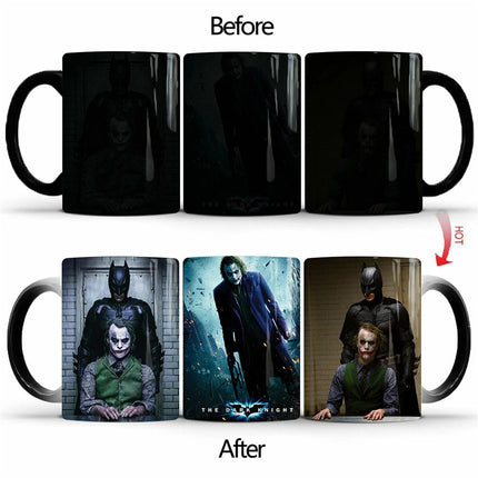 Magic Mugs Colour Changing Mug Novelty Coffee Cups Cup Hot Water 4 Complete Sets
