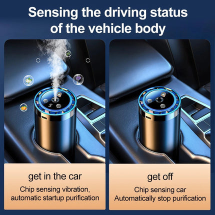 Smart Car Air Freshener USB Rechargeable Aroma Diffuser Scent Purifier