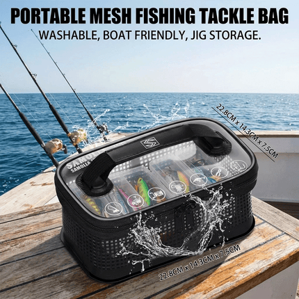 Saltwater Tackle Rinse Box For Rinse Drain Store Fishing Lures