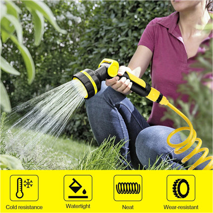 20m Expandable Garden Hose Flexible Water Pipe Set with 10-Pattern Spray Nozzle