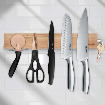 30cm  Knife Strip for Wall Premium Acacia Wood Strong  Holder Rack