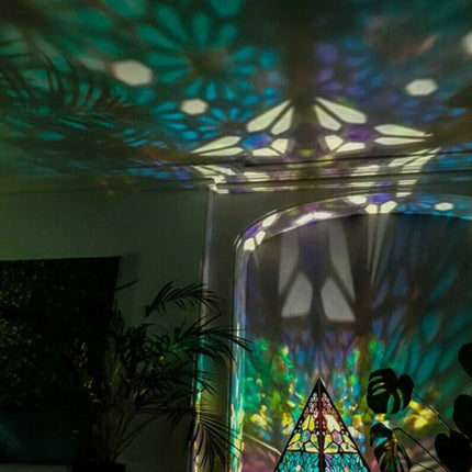 3D Bohemian Light Polar Star Large Floor Lamp Colorful Projection Night Lamp AU