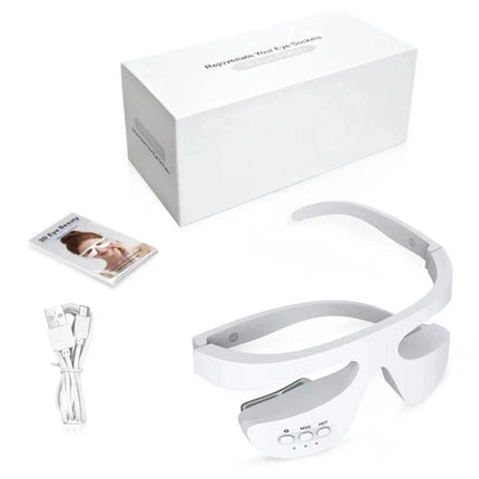 3D Eye Red Light Therapy Under-Eye Glasses for Removal Eye Wrinkles Dark Circles
