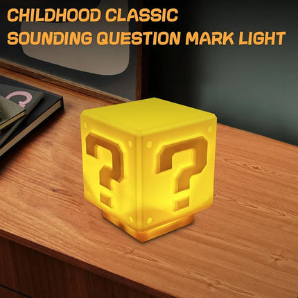 Question Block LED  Night Light  Funny Rechargeable Lamp