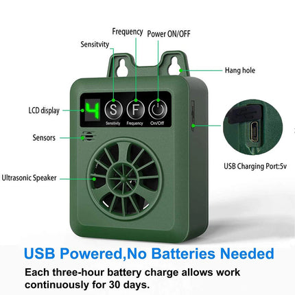 Ultrasonic Anti-Barking Device Pet Dog Bark Control Stop Repeller Silencer Tool