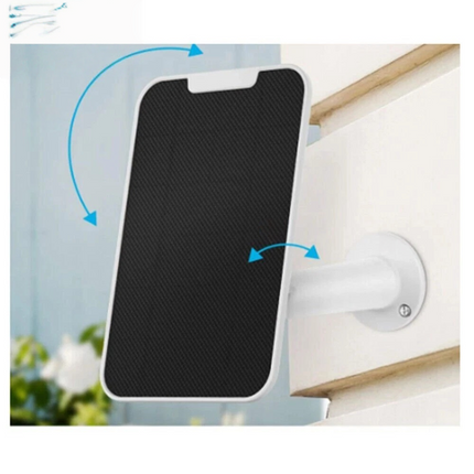 4W Solar Panels for Eufy Eufycam Cam E/2C/E/2 Pro Wall Mount With 3M Power Cable
