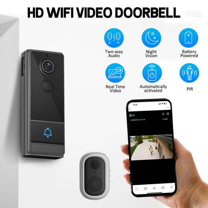 Wireless Video Doorbell WiFi with Phone App and Camera Monitor