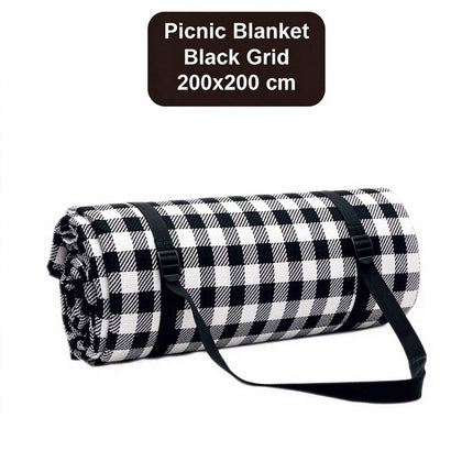 Large Water Resistant Picnic Blanket 200x200cm Foldable Outdoor Camping Beach Mat
