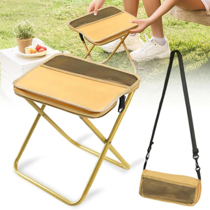 Portable Stool Lightweight Foldable Stool with Bag for Picnic Hiking Fishing