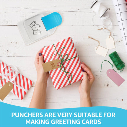 3 in1 Craft Tag Punch Paper Craft Tag Punch 1.5in 2in 2.5in Small Hole