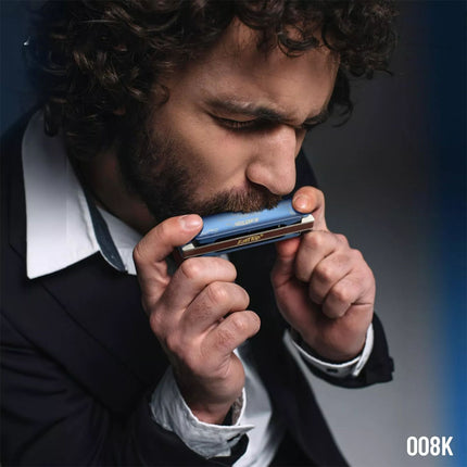 008K Diatonic Blues Harmonica Key of C Blues Harp Mouth Organ 10Hole