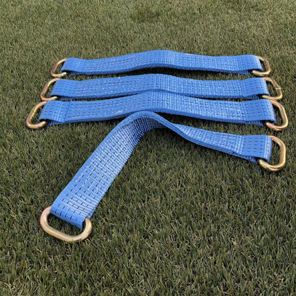 4PC Wheel Bridging / Link / Strap Trailer Tie Down Car Recovery 16&#034; /40CM