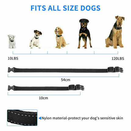 Auto Anti Bark Dog Collar Rechargeable Stop Barking Non-Shock Humane Waterproof