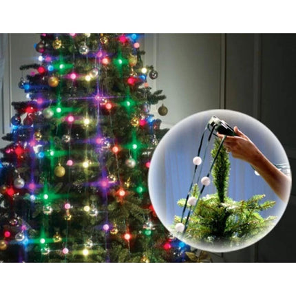 Christmas Tree Light Garland 64 LED Bulbs Tree Dazzler Lamp Christmas Decoration