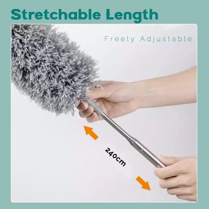 Feather Extendable Telescopic Brush Long Handle Magic Static Microfiber