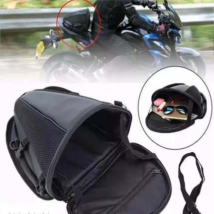 Motorcycle Tail Bag Rear Seat Bag Shoulder Backpack Touring Bag Waterproof