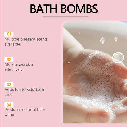 6Pcs Dinosaur Egg Bath Bombs For With Surprise Toys Inside Bath Salt Ball