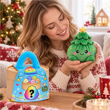 Christmas tree dumplings Dumpling Ploofs Rainbow Plush Edition with Steamer