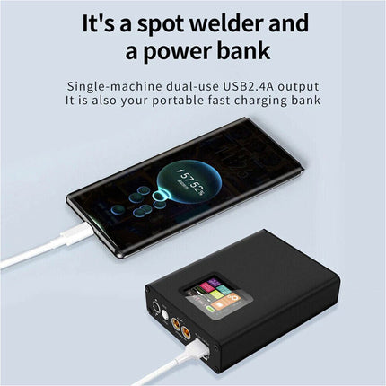 30 Gears Mini Spot Welder Machine Portable LCD Display Battery Welding Tool Kit
