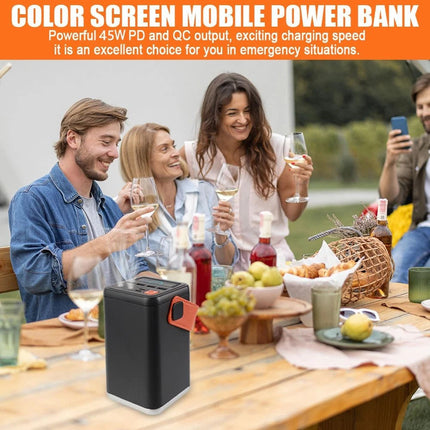 60000mAh Bank Power 36W PD QC Fast Charging for phone Outdoor Camping Power Supp
