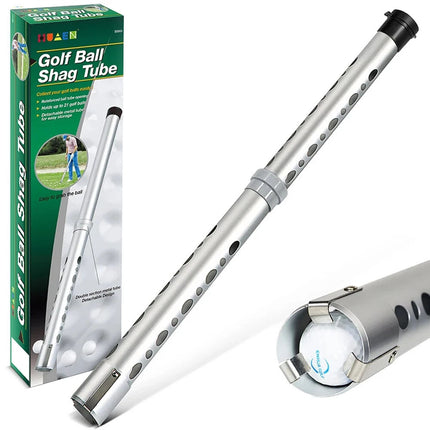 Alloy Golf Ball Picker Uppers Tube Hold Up to 21 Golf Balls Collector Retriever