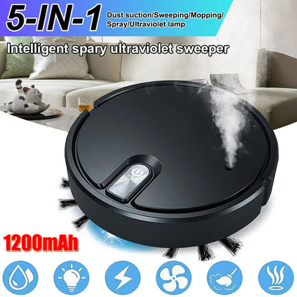 Smart Robot Vacuum Cleaner Automatic Floor Sweeper Carpet Clean Rechargeable