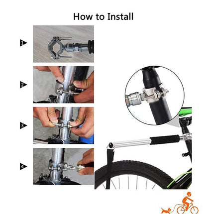 Dog Bicycle Leash for Exercising Training Jogging Cycling Bike Leash Pet Leash