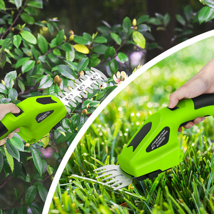 Cordless Hedge Trimmer Grass Shear,Electric Garden Handheld Hedge Shrub Cutter