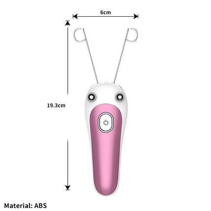 Electric Threading Epilator Face Body Threader Hair Remover USB Charging (Rose Gold)