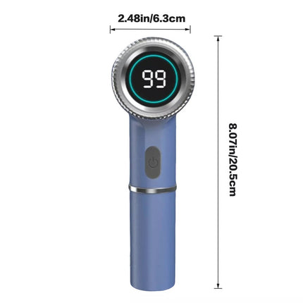 Electric Spin Scrubber Cordless Power Cleaning Brush with 5 Replaceable Heads (Blue)