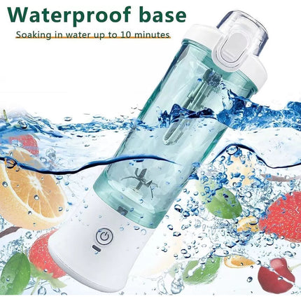 600ml Portable Blender Juicer Cup USB Rechargeable Smoothies Mixer Fruit Machine