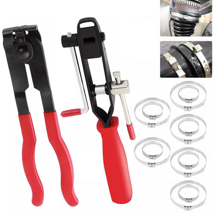 14pcs CV Joint Boot Clamp Pliers Automotive Hose Axle Pliers w/ CV Boot Clamps