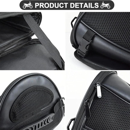 Motorcycle Tail Bag Rear Seat Bag Shoulder Backpack Touring Bag Waterproof