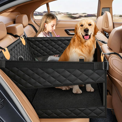 Dog Car Back Seat Extender, Quilted Pet Hammock Cover, Dog Hammock Pet Seat