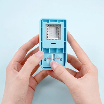 Rectangular Postage Stamp Punch for Paper Crafting Scrapbooking OD