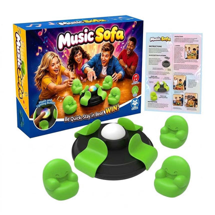 Beat Slap Board Game Set For Family Party With Light Sound Host And 4 Mini Sofas