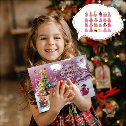 Christmas Advent Calendar Ducks 24 Days Christmas Countdown Rubber Duck