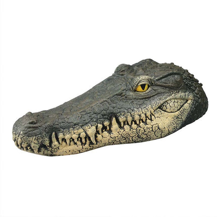 Floating Crocodile Head For Garden Pond Pool Water Feature Ornament Decor