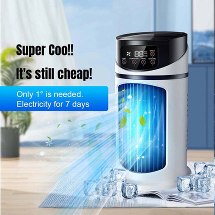 Multifunction Cooling Fan Air Cooler Spray Conditioner Personal Silent Desk fan
