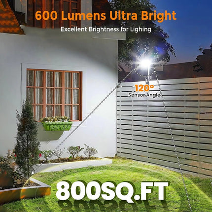 92 LED Outdoor Solar Clip Light for Patio and Garden