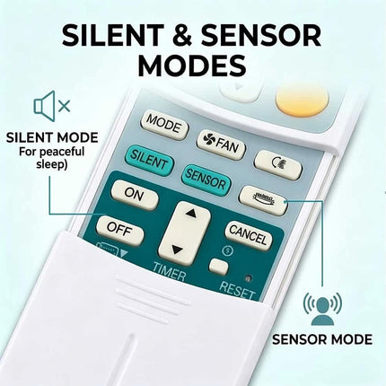 All-in-One Universal Replacement AC Remote Control for Daikin Air Conditioner