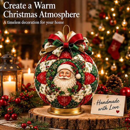 Christmas Classics Patchwork Ornament DIY Kit,Santa Claus  Patchwork Ornament Kit
