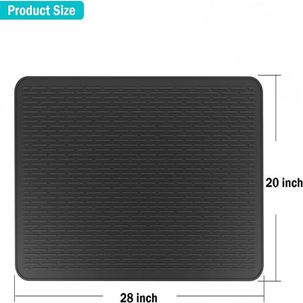 Silicone Dish Drying Mat Heat Resistant Mat Sink NonSlip Dish Draining Pad