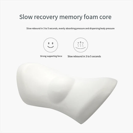 Lumbar Support Pillow for Sleeping Memory Foam Back Support Pillow  (blue)