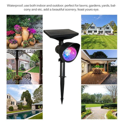 Solar Powered Star Light Projector Waterproof Outdoor Christmas Xmas Laser Light