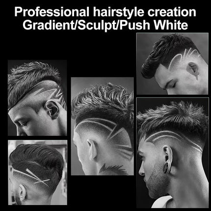 Cordless Hair Trimmer 0mm Zero Gapped Carving Clipper Detailer
