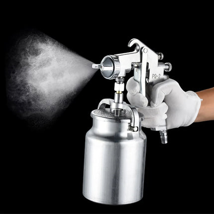 PQ 2 Pneumatic Paint Spray  Handheld Paint Sprayer 2.0mm Nozzle Suction Type