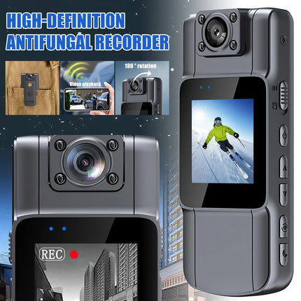 WiFi 4K Camera Camcorder 1080P Body camera Police Cam With Audio Video DVR IR Night Cam