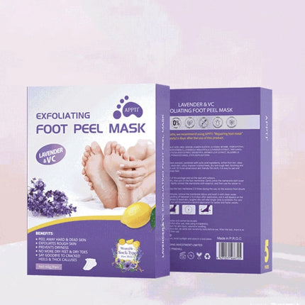 5 Pair Exfoliating Foot Peel Mask Soft Feet Hard Dead Skin Remove Smooth Sock